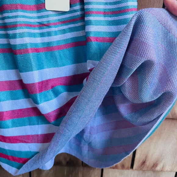 Anthropologie Cecilia Prado Knitted Midi Skirt in Striped A-Line Size M - Picture 7 of 16